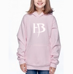 Girls Pink Hoodie/HB-Black