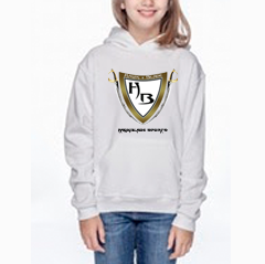 Girls White Hoodie/BWG