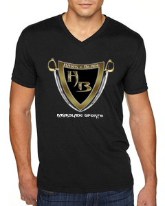 Men&#39;s Black Tee/V Neck - GB