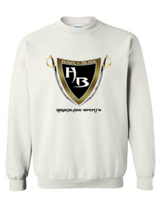 Men&#39;s White Sweatshirt/WHB