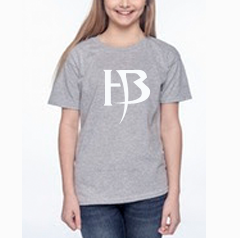 Women&#39;s Gray Tee/HB-White