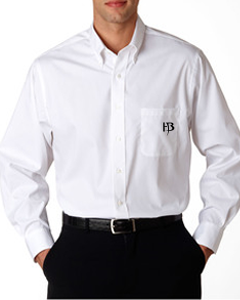 Men&#39;s White Dress Shirt/HB