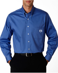 Men&#39;s Blue Dress Shirt/HB