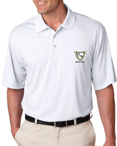 Men&#39;s White Polo/WGold