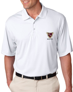 Men&#39;s White Polo/GBurgundy