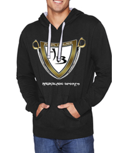 Men&#39;s Black Hoodie/White-Black HB