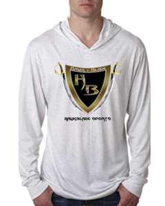 Men&#39;s White Hoodie/Gold-Black HB