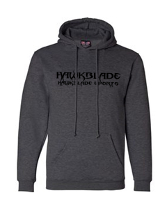 Men&#39;s Gray Hoodie/HB-Text/Black