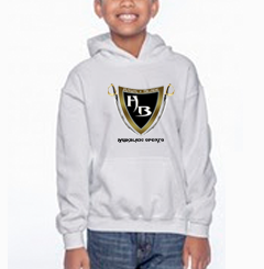 Boys White Hoodie/WBG