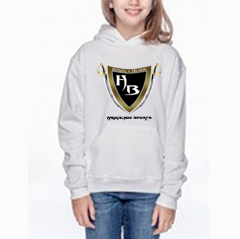 Girls White Hoodie/WBG