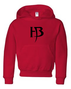 Girls Red Hoodie/HB-Black