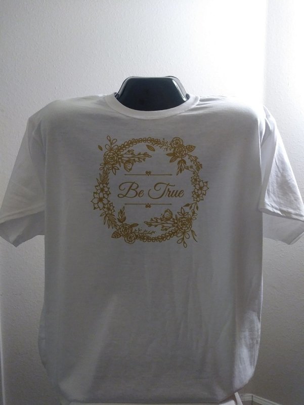 Be True5 - Unisex White Tee