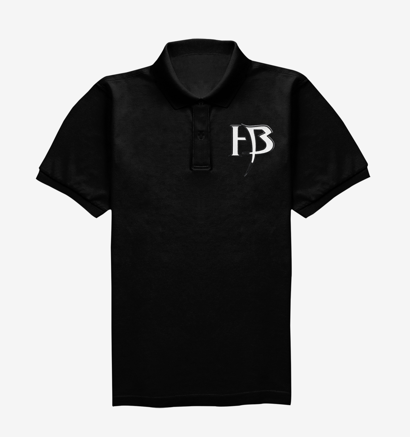 Black Polo/White HB
