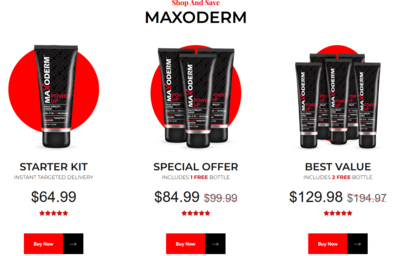 Maxoderm Male Enhancement Cream