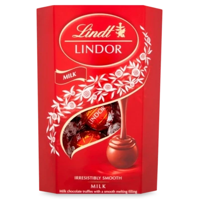 Lindt Lindor Milk Chocolate Box 125gr