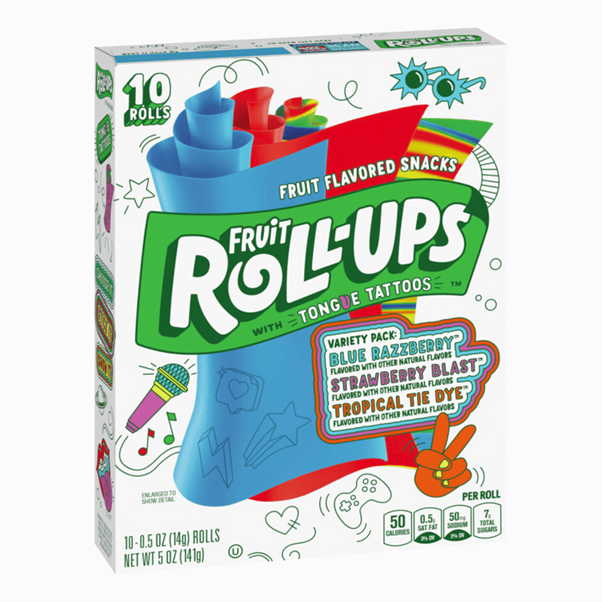 Fruit RollUps With Tongue Tattoo