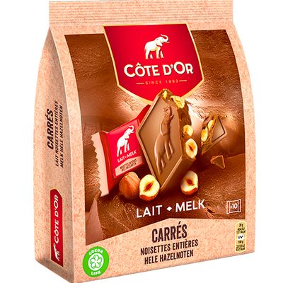 COTE D&#39;OR CARRES MELK 10PCS