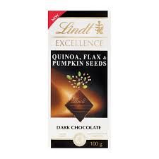 Lindt Quinoa,Flax &amp; Pumpkin Dark Chocolate