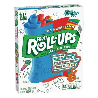 Fruit Roll-Ups Tongue Tattoos 141gr