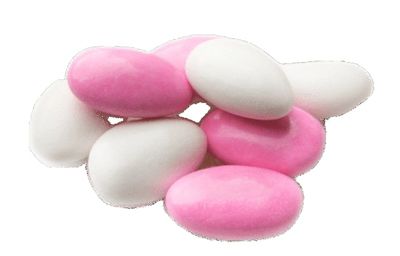 Pink &amp; White Almonds