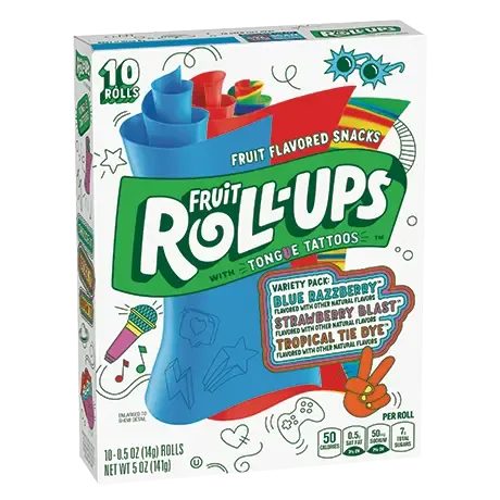 Fruit Roll-Ups Tongue Tattoos 141gr