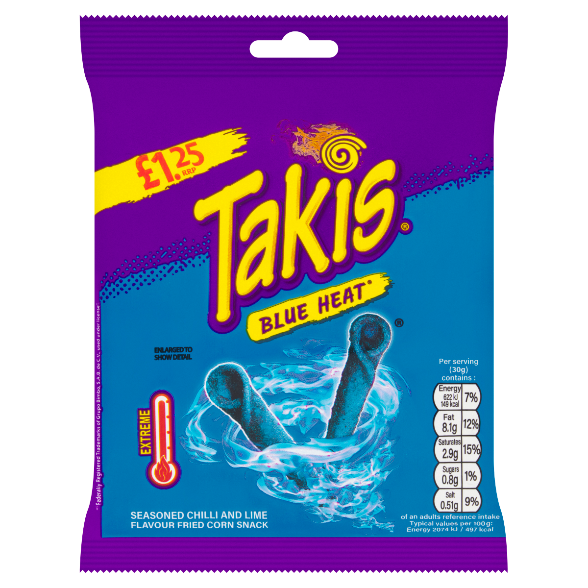 Takis Blue Heat