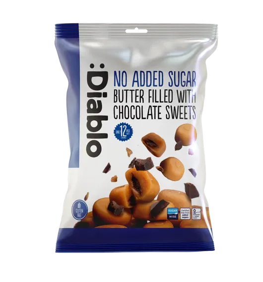 Diablo Butter Sweets Filled With Chocolate Sugar Free