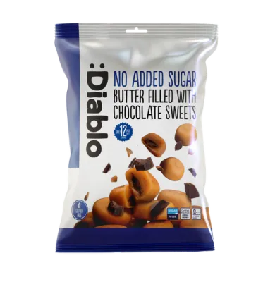 Diablo Butter Sweets Filled With Chocolate Sugar Free