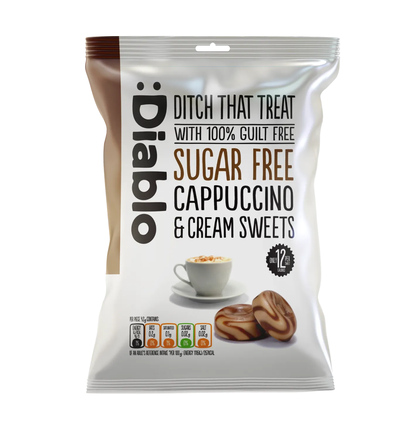 Diablo Cappuccino &amp; Cream Sweets Sugar Free