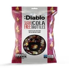 Diablo Cola Gummy Bottles Sugar Free
