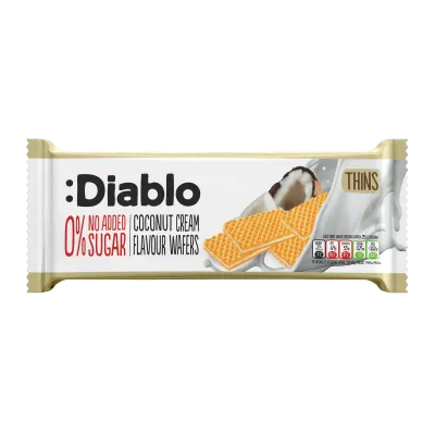 Diablo Coconut Cream Wafers Sugar Free