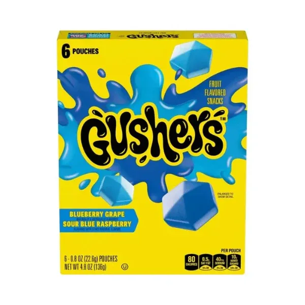 Gushers Blueberry Grape &amp; Sour Blue Raspberry