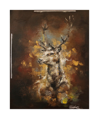 Magical Deer Limited Edition (Of 500) Glicée Print