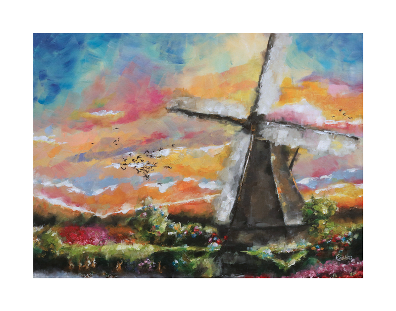 Kinderdijk Limited Edition (Of 500) Glicée Print
