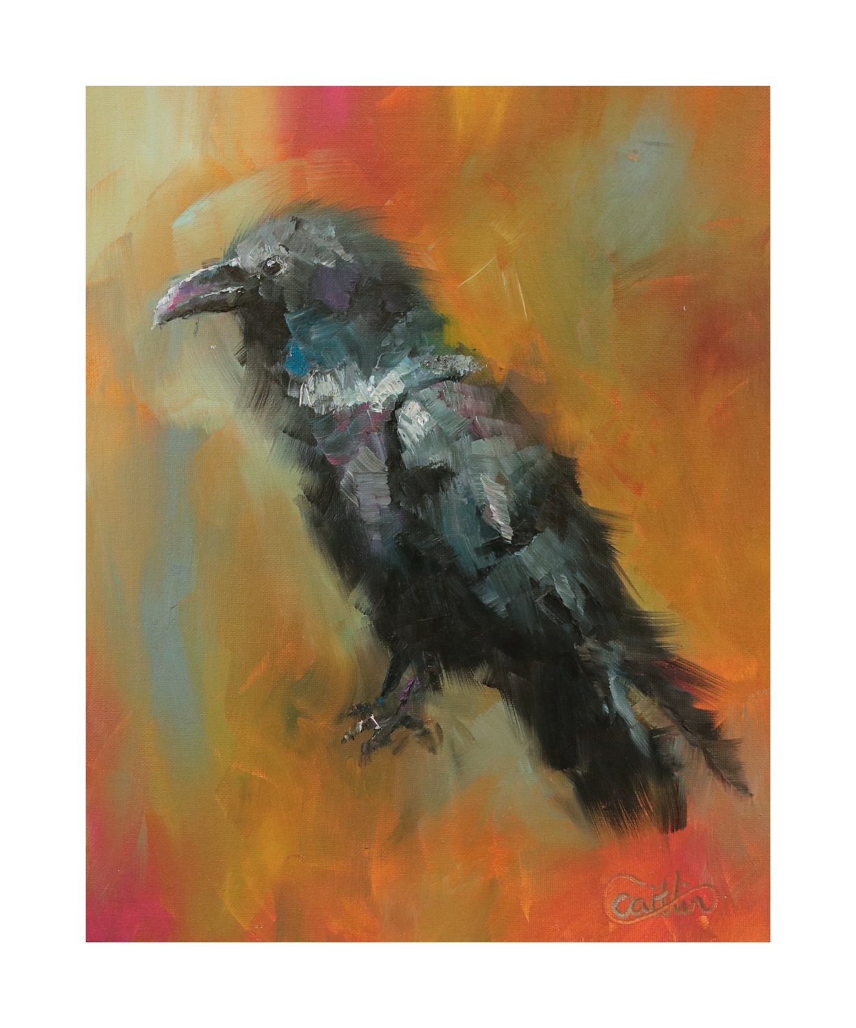 Rupert The Raven Limited Edition (Of 500) Glicée Print