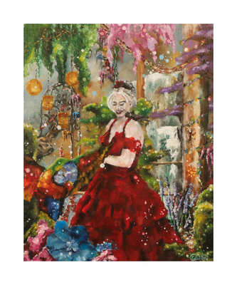 Red Dress Day Limited Edition (Of 500) Glicée Print