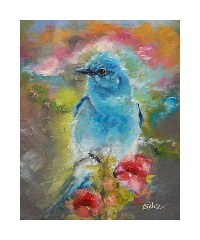 Blue Bird Limited Edition (Of 500) Glicée Print