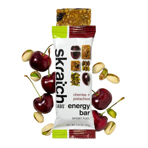 Skratch Labs Anytime Energy Bar, Flavour: Cherries and Pistachios