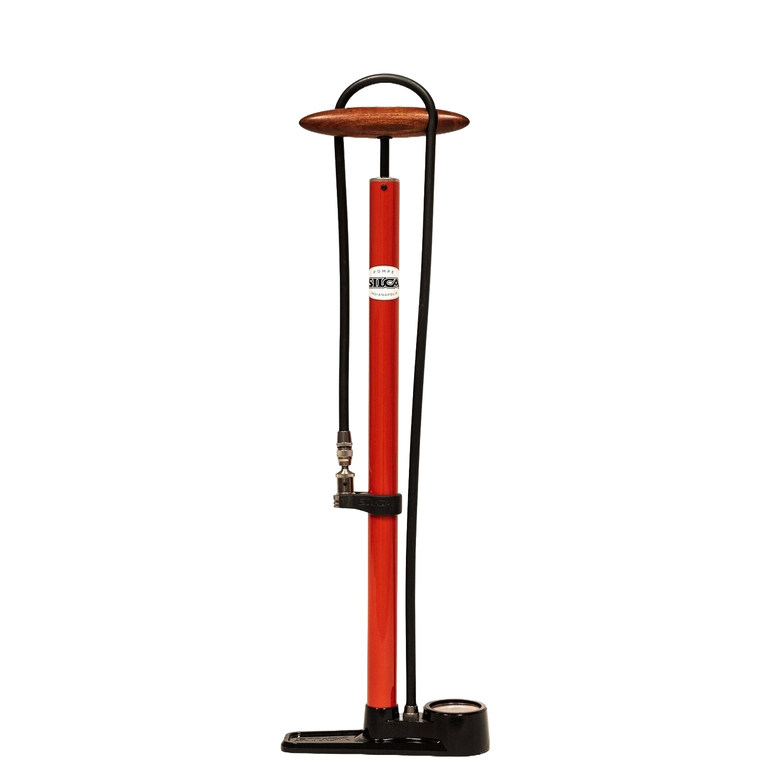 Silca Pista Floor Pump Red