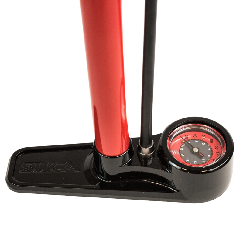 Silca Pista Floor Pump Red