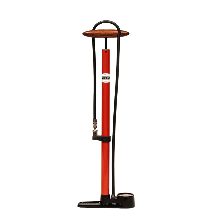 Silca Pista Floor Pump Red