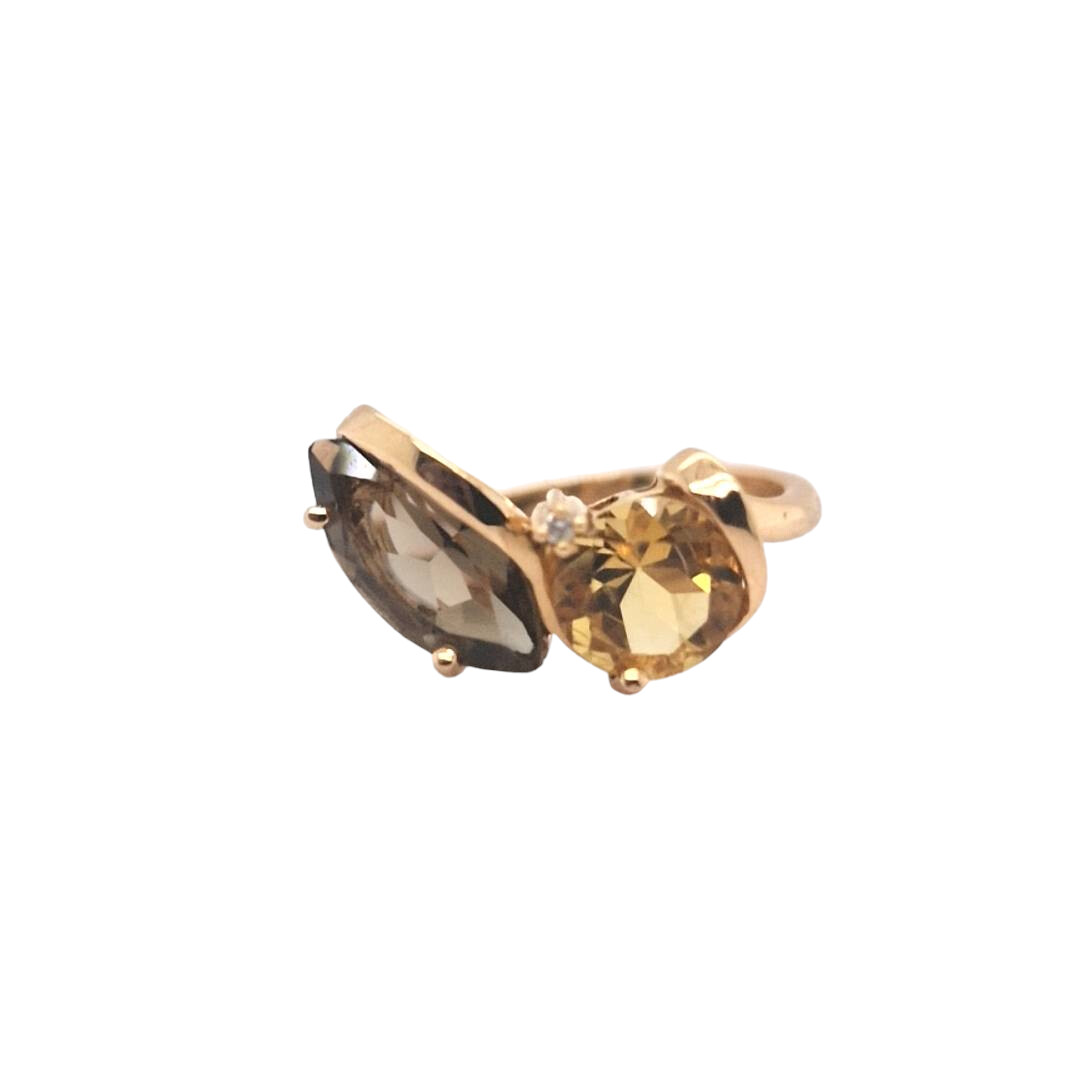 Citrine 9ct Gold Ring