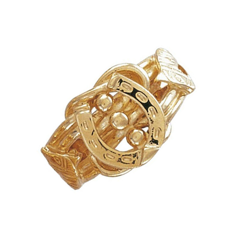9ct Yellow Gold Horseshoe Ring