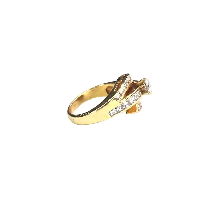 14ct Yellow Gold Diamond Ring RC603