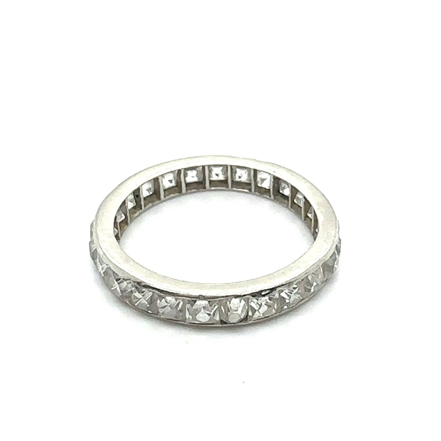 18ct White gold diamond full eternity ring