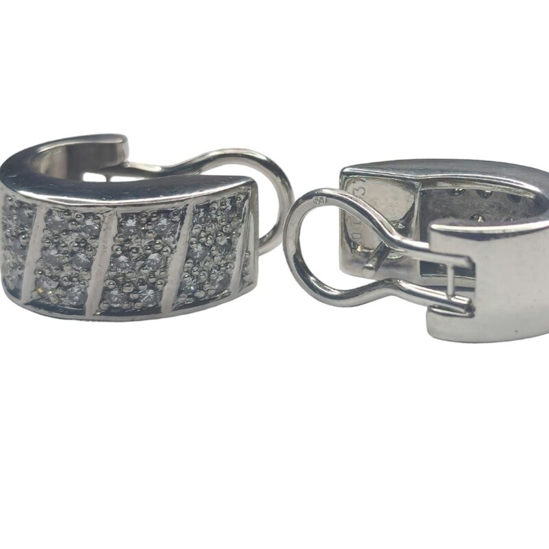 Diamond Large Huggy Hoops RC449