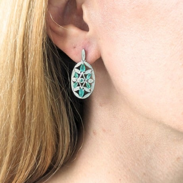 Emerald Earrings