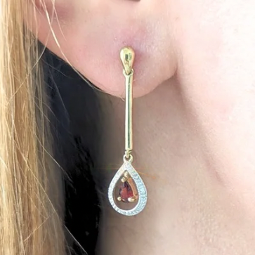 Semi-Precious Stone Earrings
