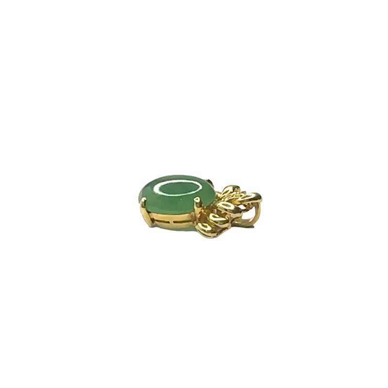 Jade &amp; Diamond Necklace