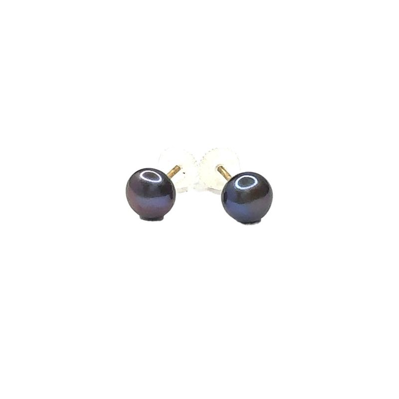 9ct yellow gold pearl set earrings
